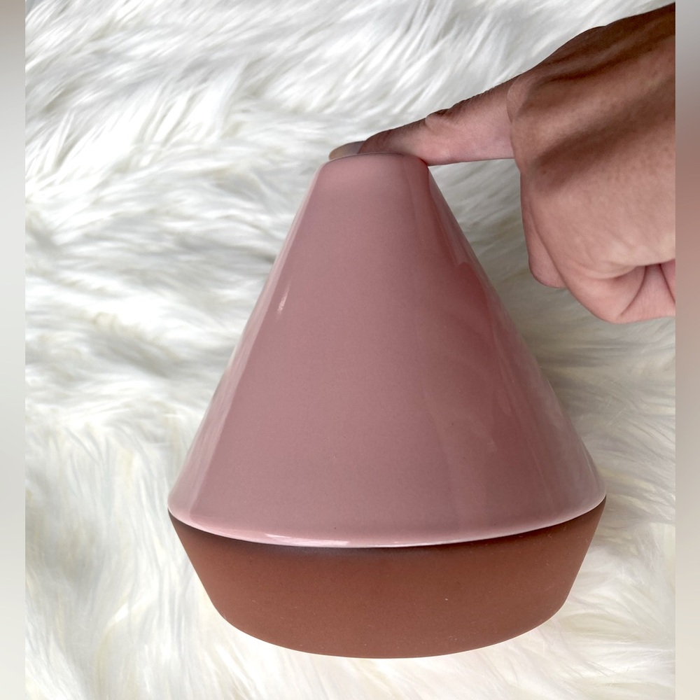 Pink and Terra-cotta Vase